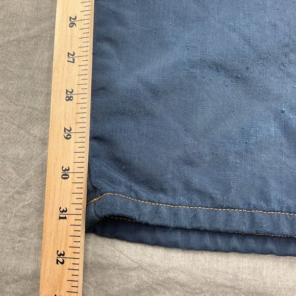 Game Winner Sportswear Brush Jeans Men 38W x 32L Blue Nylon Faced Fish Hunt VTG - Picture 11 of 13